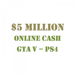 $5 Million Online Cash GTA 5 PS4