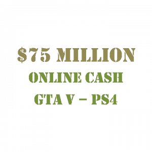 $75 Million Online Cash GTA 5 PS4