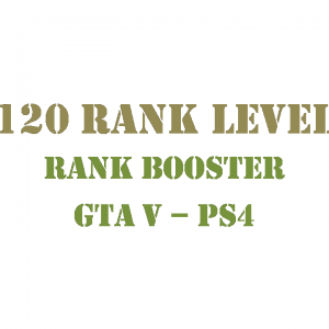 120 Rank Level GTA 5 PS4 Rank Booster