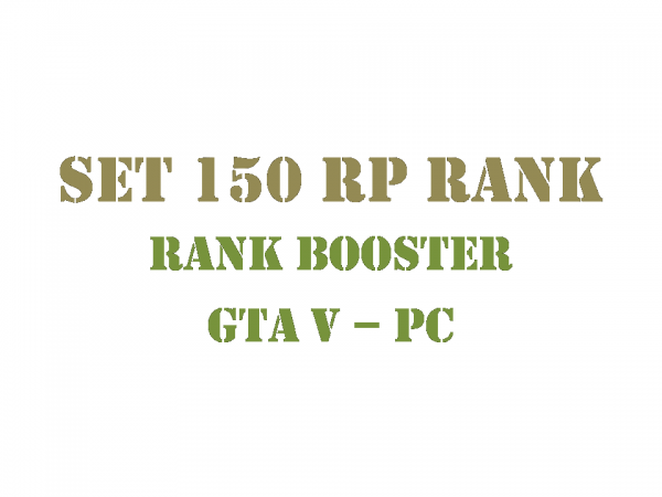GTA 5 PC Rank Booster Set 150 RP Rank