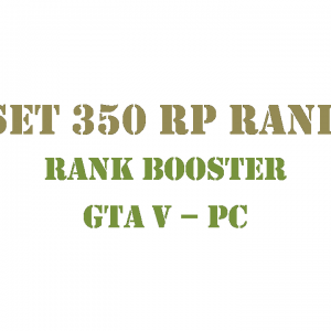 GTA 5 PC Rank Booster Set 350 RP Rank