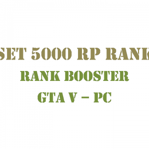 GTA 5 PC Rank Booster Set 5000 RP Rank
