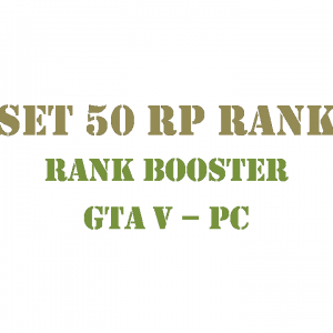 GTA 5 PC Rank Booster Set 50 RP Rank